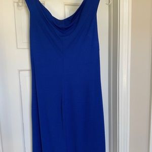 Ralph Lauren royal blue side ruched dress size 8 $27